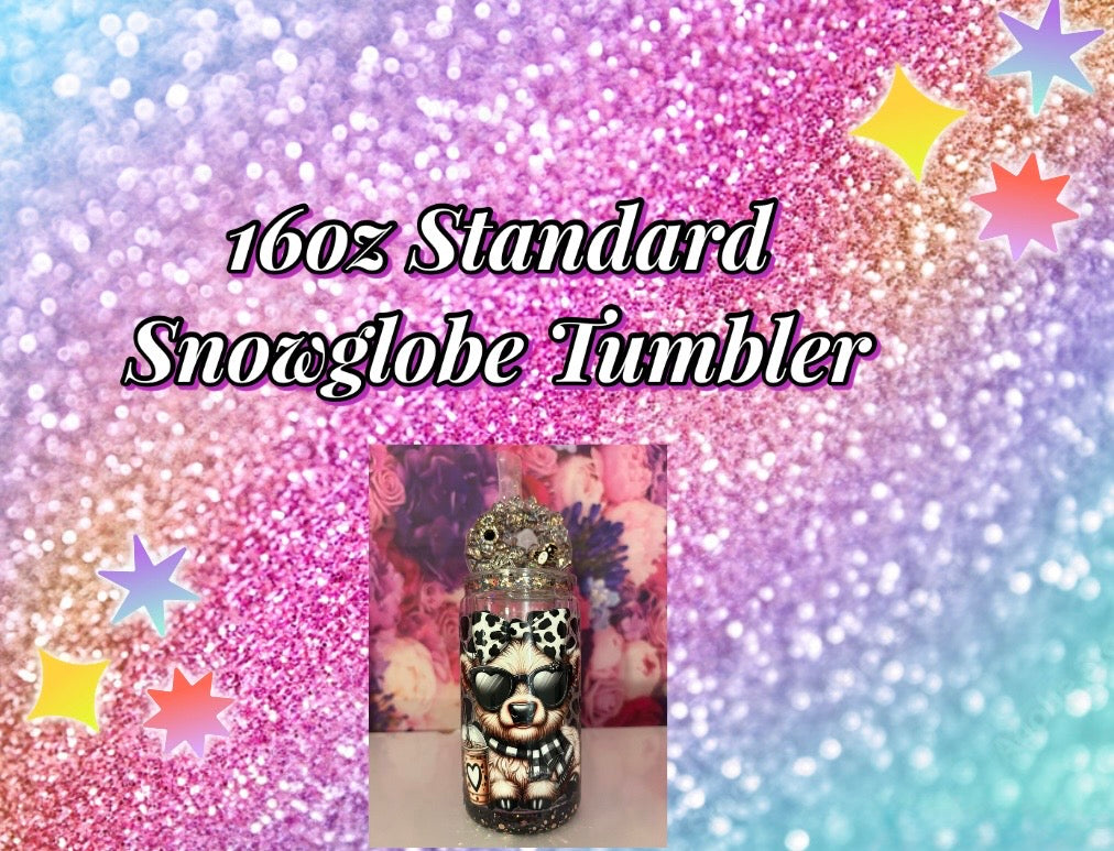 16oz Standard Snowglobe Tumbler