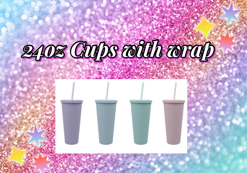 24oz Cup with Wrap