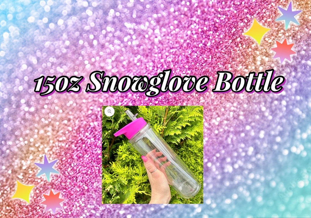 15oz Snowglobe Bottle